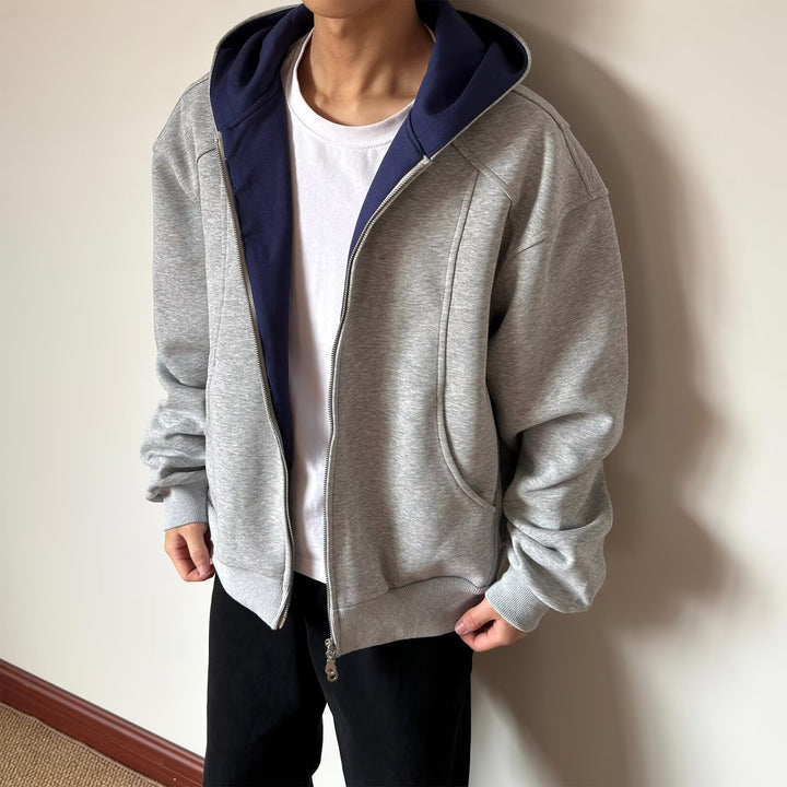 Herren Sportliche Fleecejacke Drune