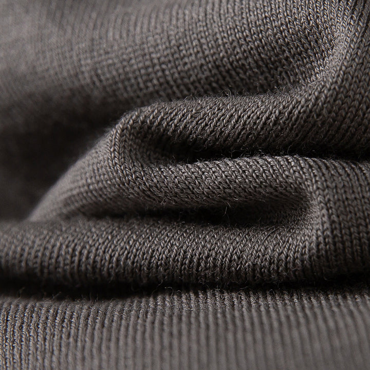 Damen Ultraleichter Feinstrick-Rollkragenpullover mit schlanker Silhouette und fein gerippten Abschlüssen Drune