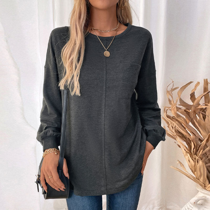 Damen Legeres Langarmshirt Drune