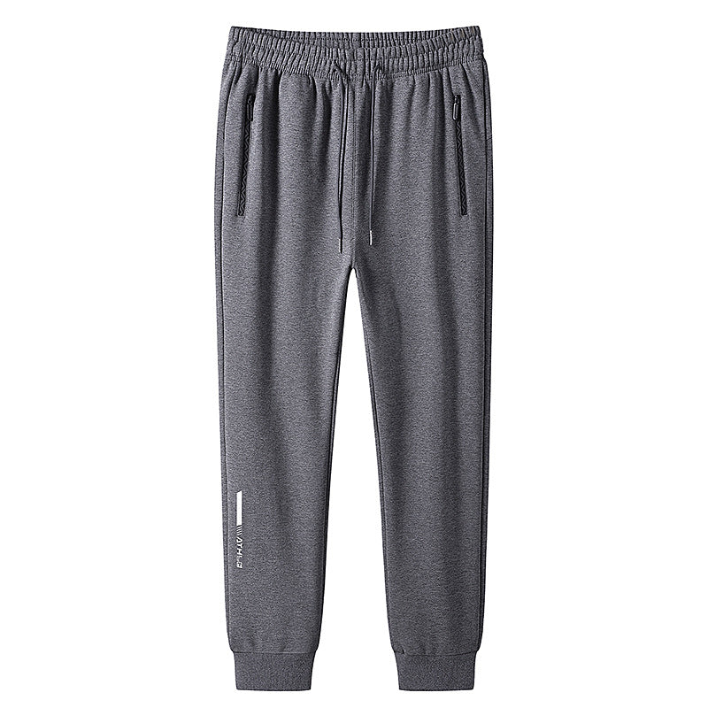 Herren Sport-Jogginghose mit elastischem Bund und Reißverschlusstaschen Drune