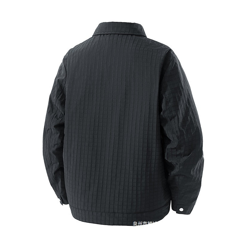 Herren Modische Fleecejacke mit gesteppter Außenstruktur Drune