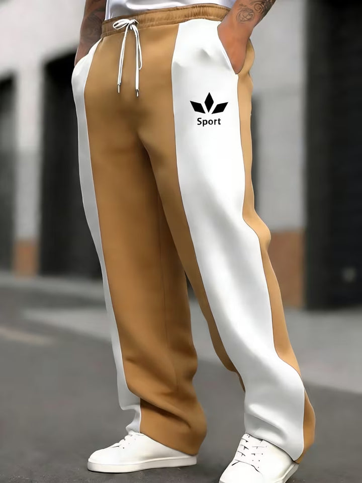 Herren Sportliche Jogginghose mit seitlichen Streifen Drune