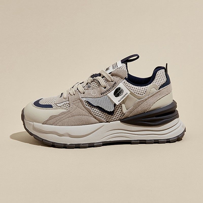 Damen Sportliche Sneaker mit atmungsaktiver Obermaterialkombination Drune