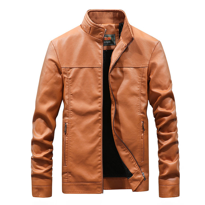 Herren Modische Übergangsjacke mit hohem Kragen Drune