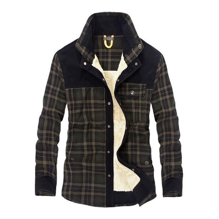 Herren Wärmende und Stilvolle Flanelljacke Drune