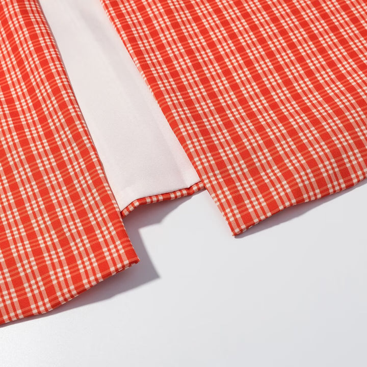Damen Kurzcape-Mantel mit großem Überwurf, Bindeschleife und aufgesetzten Taschen Drune