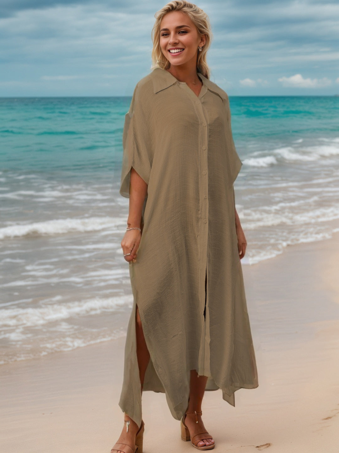 Damen Strandkleid Drune