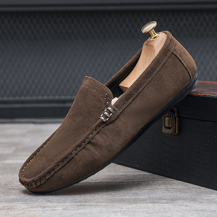 Herren Elegante Wildleder Slipper
