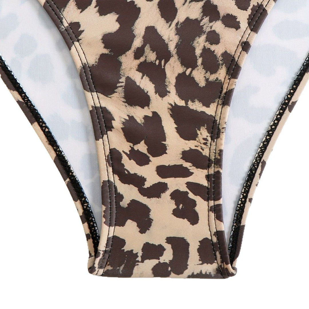 Damen Bikini mit verspieltem Muster und regulierbaren Trägern Drune