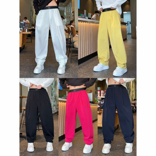 Damen Elegante und bequeme High-Waist Casual-Hose Drune