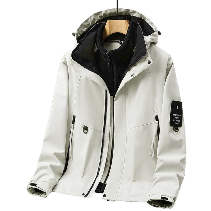 Unisex Fleecejacke mit hohem Kragen Drune