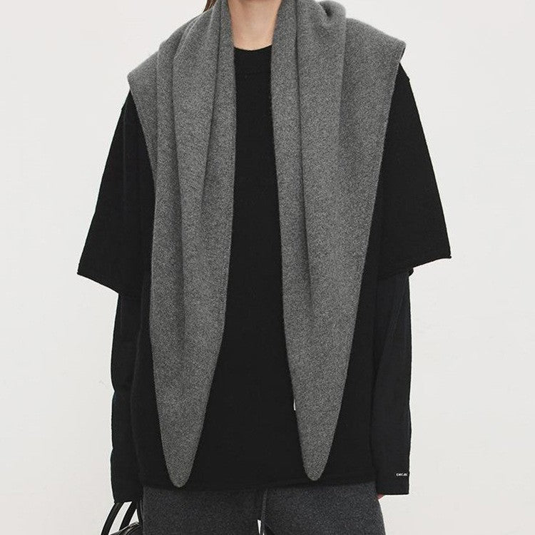 Damen stilvolle Strickschal Drune