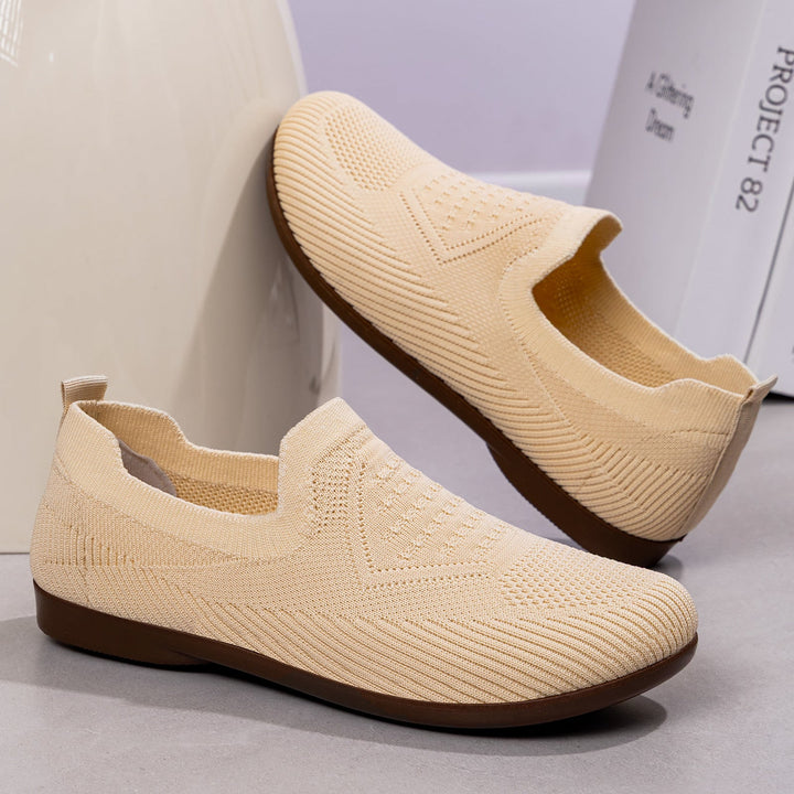 Damen Bequeme Stretch-Sneaker mit rutschfester Sohle Drune