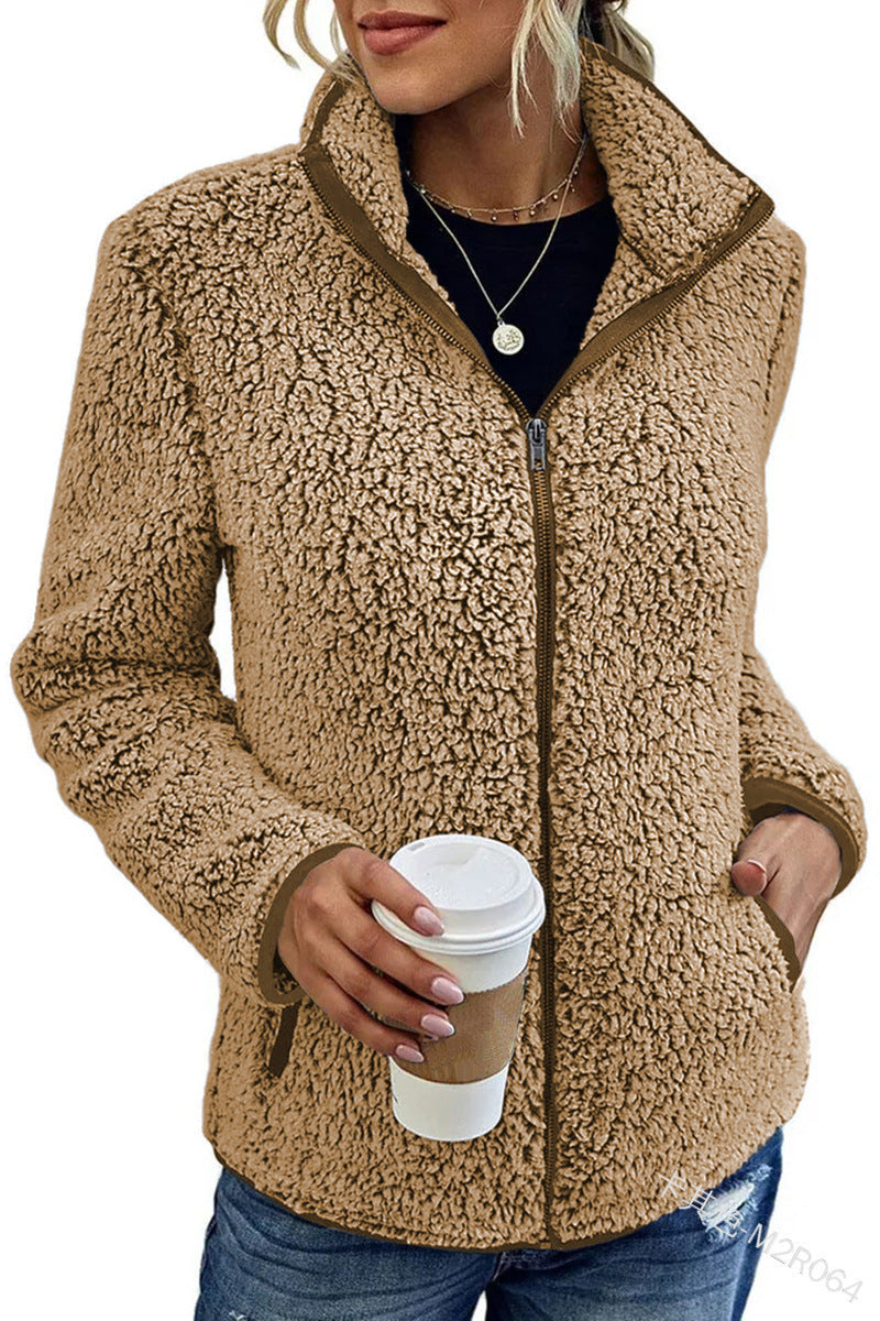 Damen Fleecejacke mit hohem Kragen und weichem Touch Drune