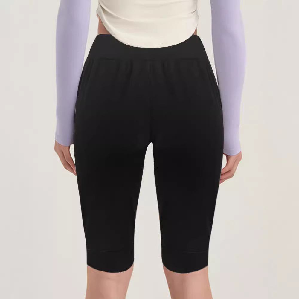 Damen bequeme Jersey-Shorts mit elastischem Bund und praktischen Seitentaschen Drune