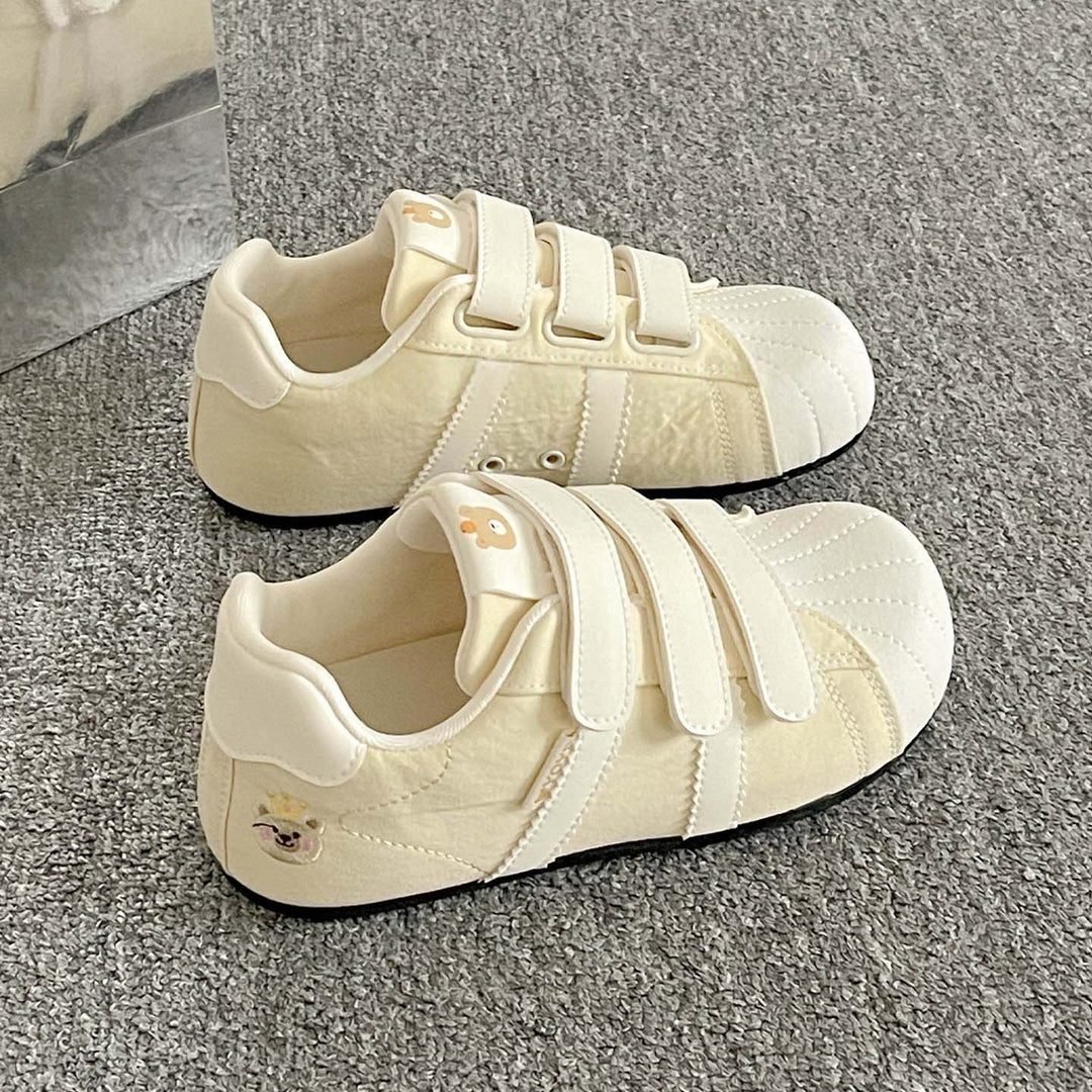 Damen Sneakers mit Velcro-Verschluss und lustigem Tierdesign Drune