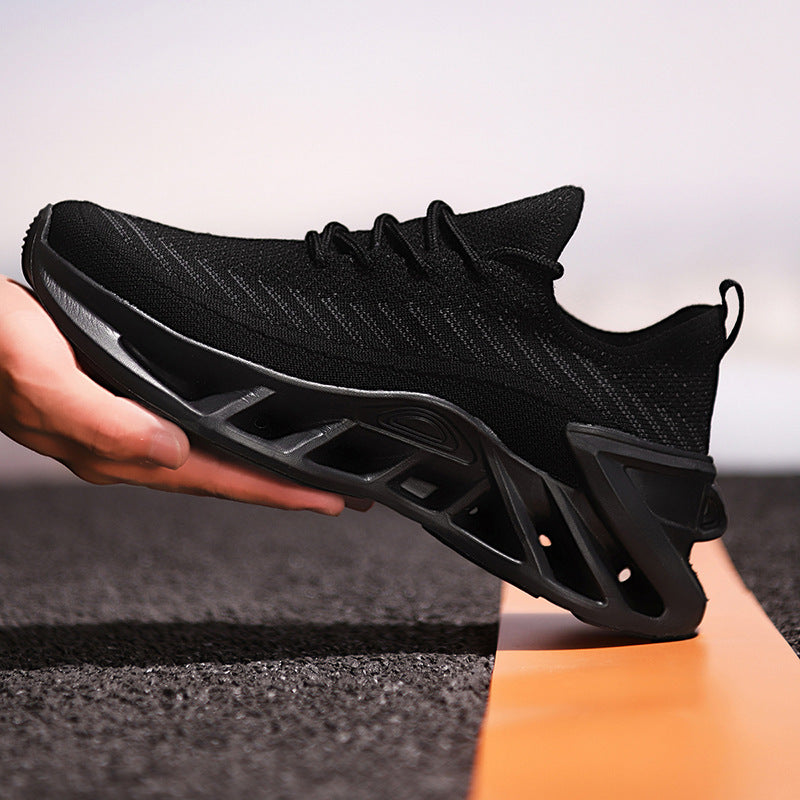 Herren leichte atmungsaktive Strick-Sneaker mit gedämpfter ergonomischer Laufsohle Drune