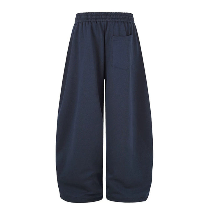Damen weite Stern-Print Jogginghose mit Tunnelzug, Kordel und verstellbarem Saum Drune