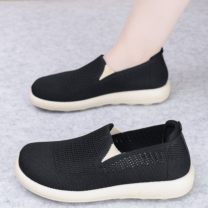 Damen Atmungsaktive Freizeit-Schuhe mit elastischem Einstieg Drune