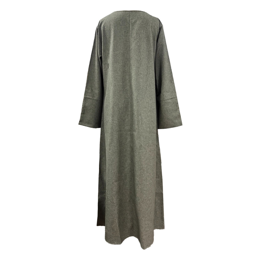 Damen Kaftan-Kleid mit weitem Schnitt und eleganter Verarbeitung Drune