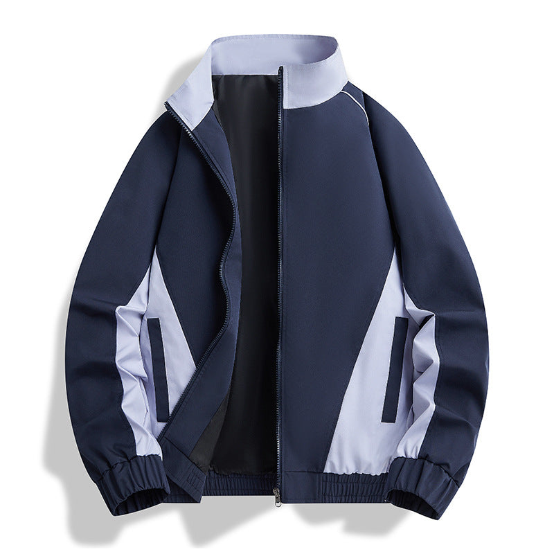 Herren Sportliche Übergangsjacke mit hohem Kragen Drune