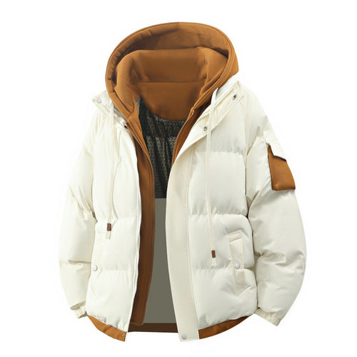Damen Stilvolle Daunenjacke mit Hoodie