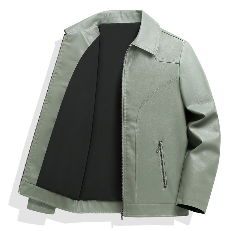 Herren Modische Kunstlederjacke Drune 1788321957