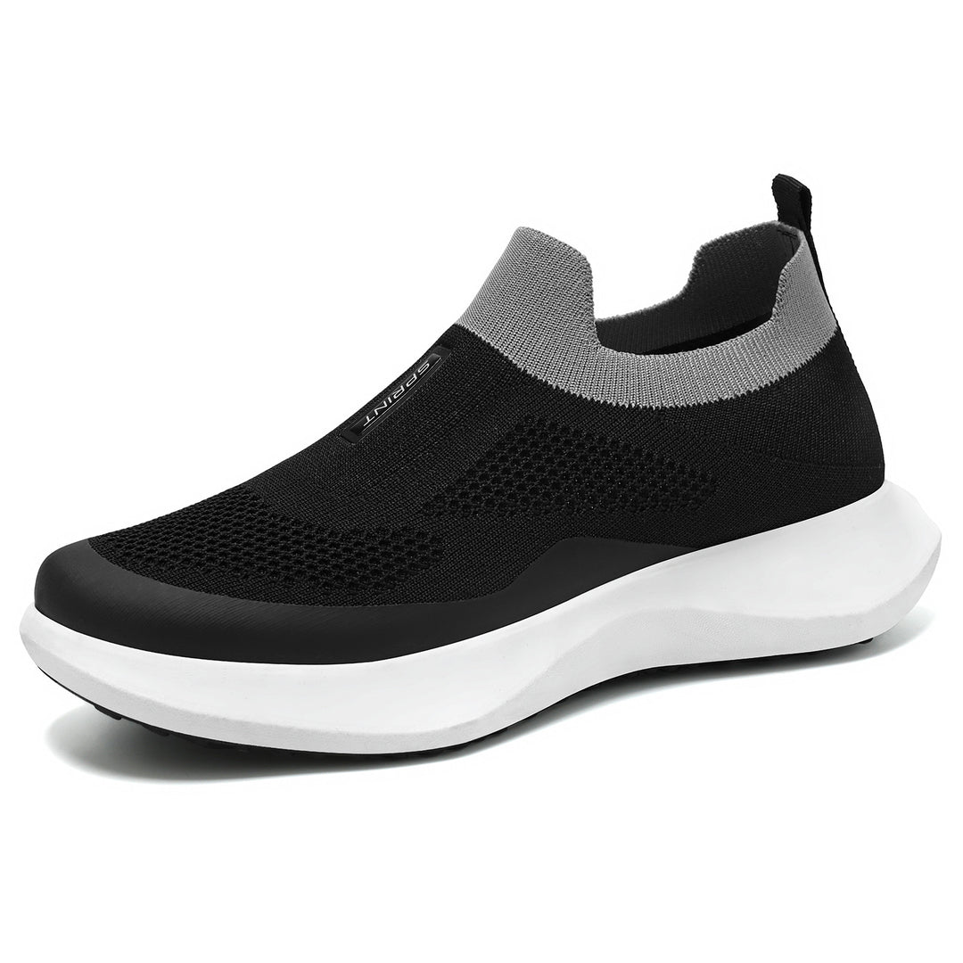 Damen nan leichter Strick-Slip-On Sneaker mit sockenähnlichem Schaft, elastischem Einstieg und ergonomischer Memory-Plateausohle Drune
