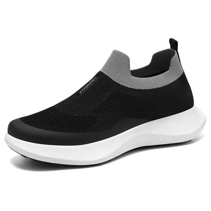 Damen nan leichter Strick-Slip-On Sneaker mit sockenähnlichem Schaft, elastischem Einstieg und ergonomischer Memory-Plateausohle Drune