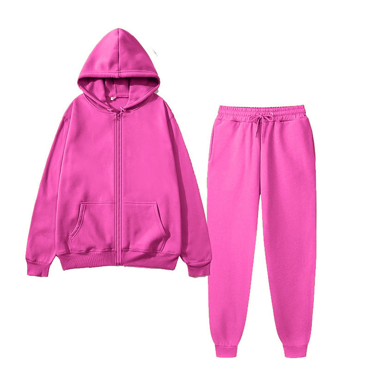 Damen Sportlicher Hoodie mit matching Jogginghose Drune
