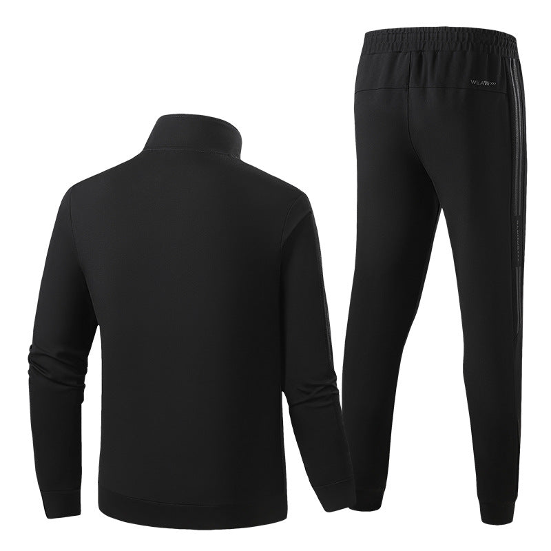 Herren Funktions-Trainingsanzug-Set mit Reißverschlussjacke und elastischer Jogginghose Drune