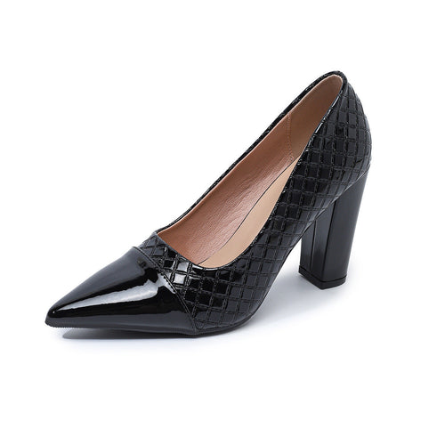 Damen elegante High Heels mit stilvollen zweifarbigen Akzenten Drune