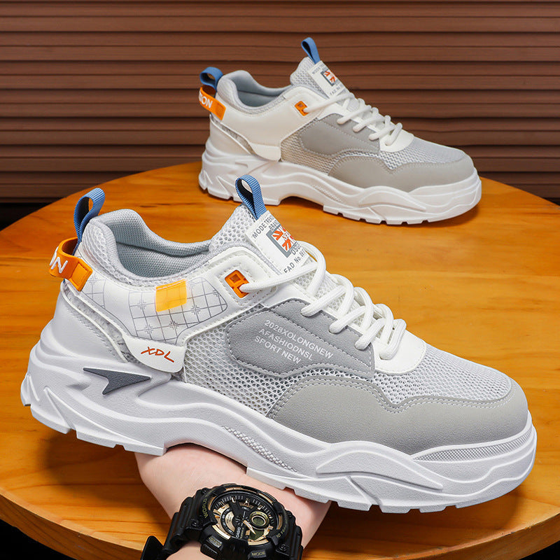 Herren Chunky-Sneaker mit atmungsaktivem Mesh, gepolsterter Plateausohle und technischer Komfortdämpfung Drune