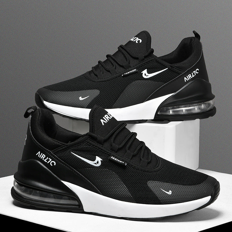 Herren Leichte Mesh-Sneaker mit sichtbarer Luftkissen-Dämpfung und sportlicher Laufsohle Drune
