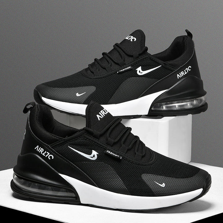 Herren Leichte Mesh-Sneaker mit sichtbarer Luftkissen-Dämpfung und sportlicher Laufsohle Drune