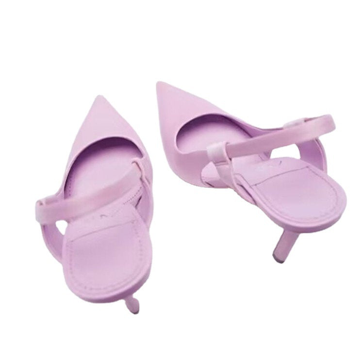 Damen Slingback-Pumps mit elegantem Spitzen-Design und modischem Riemensystem Drune