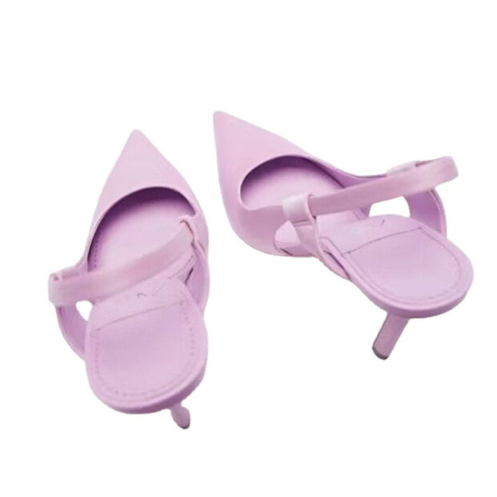 Damen Slingback-Pumps mit elegantem Spitzen-Design und modischem Riemensystem Drune