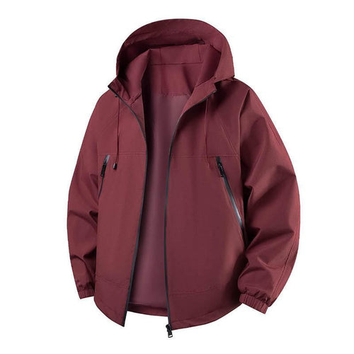 Herren Leichte Outdoorjacke mit verstellbarer Kapuze Drune