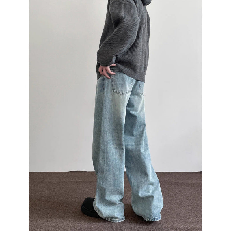 Damen Weite Denim-Jeans Drune