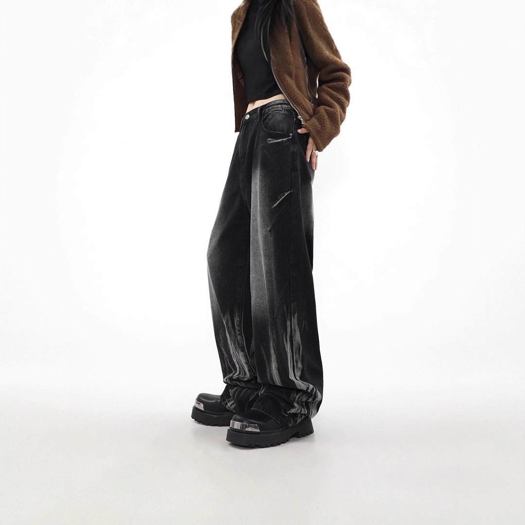 Damen Weitgeschnittene Baumwoll-Jeans Drune