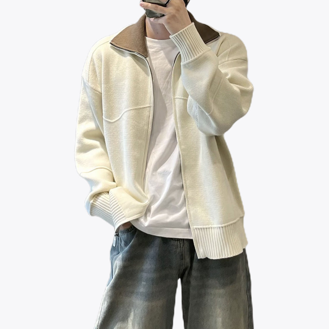 Herren Sportliche und modische Strickjacke Drune