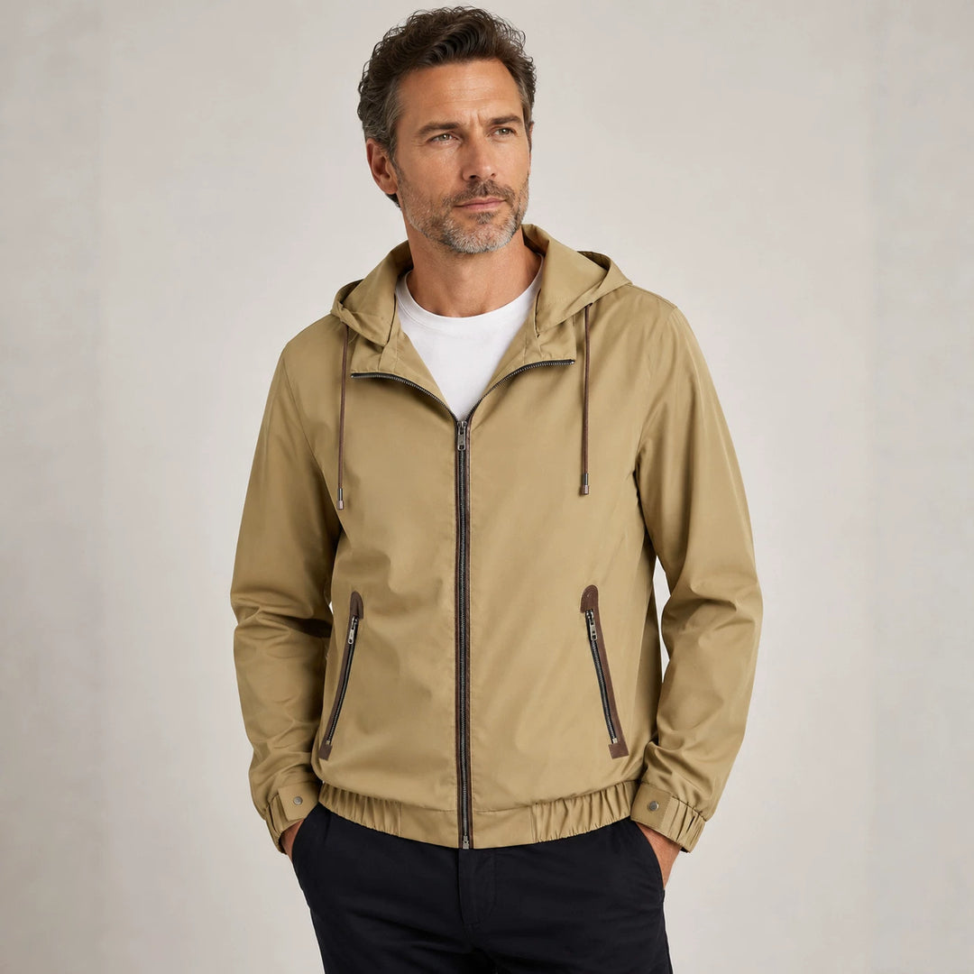 Herren Sportliche Übergangsjacke mit Kapuze Drune