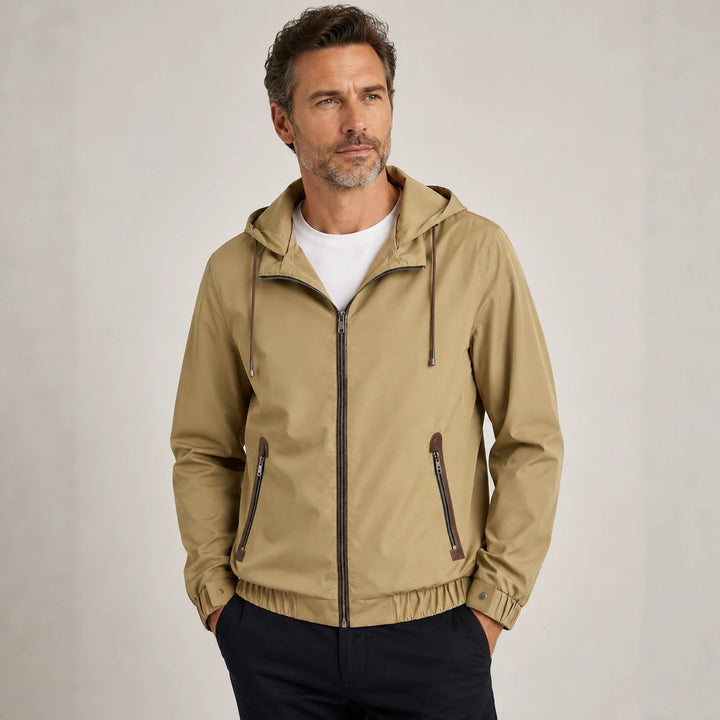 Herren Sportliche Übergangsjacke mit Kapuze Drune