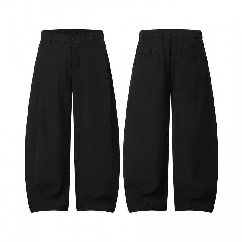 Damen Culotte-Hose mit ballonartiger Silhouette, hohem Bund und Bundfalten Drune
