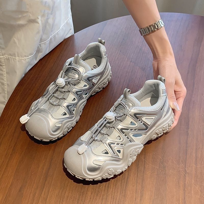 Damen Sportliche Sneakers mit atmungsaktiver Mesh-Oberfläche und rutschfester Sohle Drune
