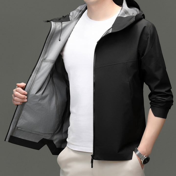 Herren Funktionsjacke mit wasserabweisender Beschichtung und atmungsaktiven Eigenschaften Drune