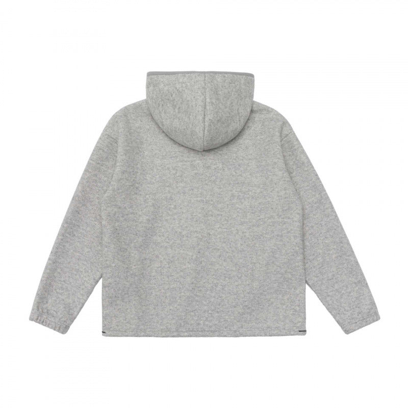 Unisex Kapuzenpullover mit Knopfleiste und weichem Fleece-Innenfutter Drune