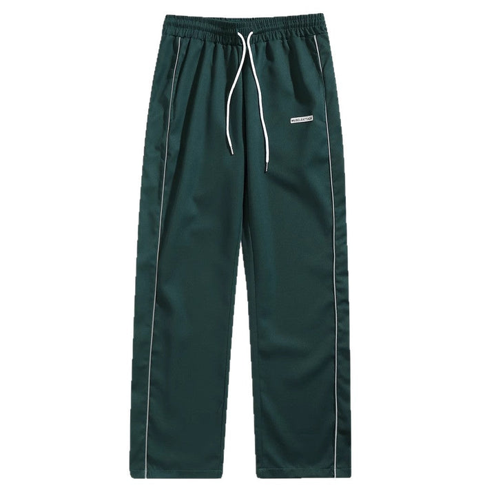 Herren Hochwertige Freizeithose mit verstellbarem Bund und seitlichen Streifen Drune