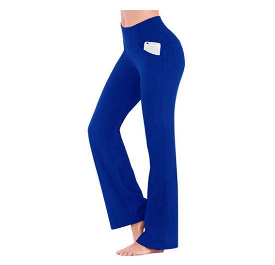 Damen Yoga-Hose mit hohem Bund und flared Schnitt Drune
