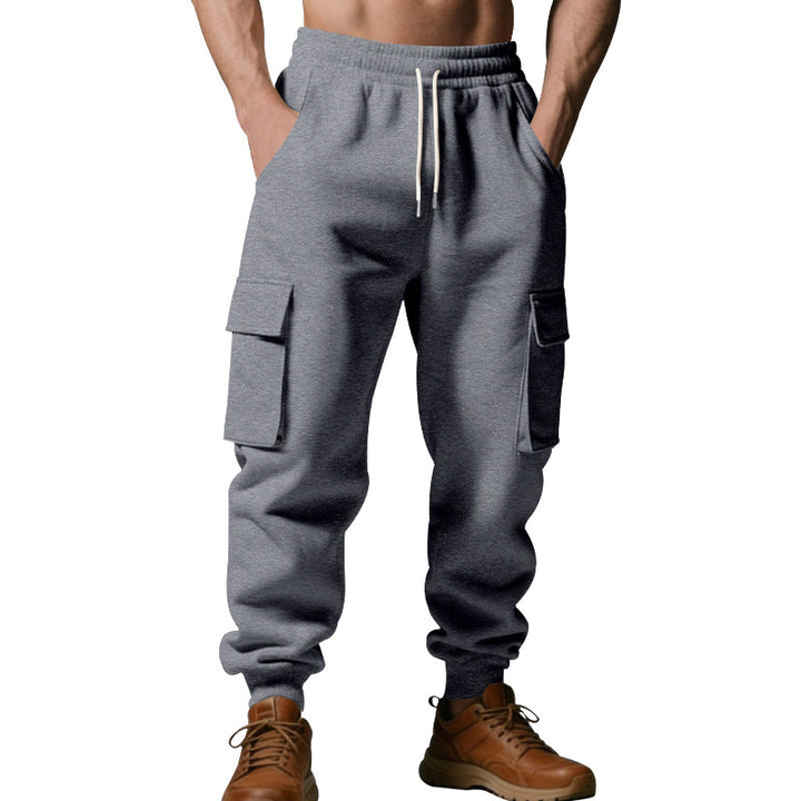 Herren Utility-Jogger mit Cargo-Taschen, Kordelzug und gerippten Bündchen Drune